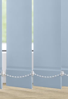 Roma, Horizon Blue - Vertical Blind Slats
